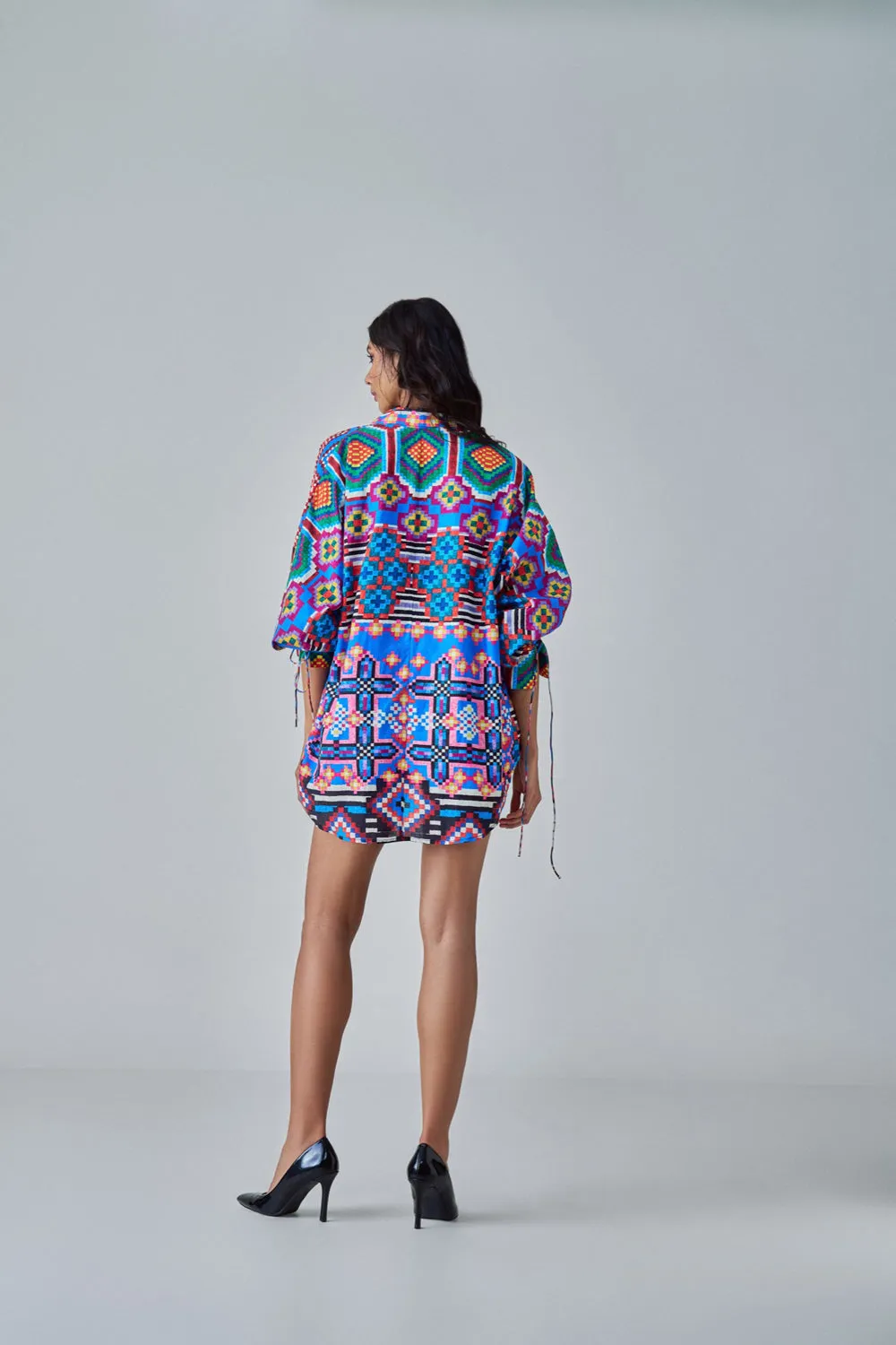 Sia Ikat Print Shirt