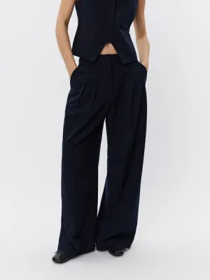 Sofie Schnoor Trousers-Navy-S243152