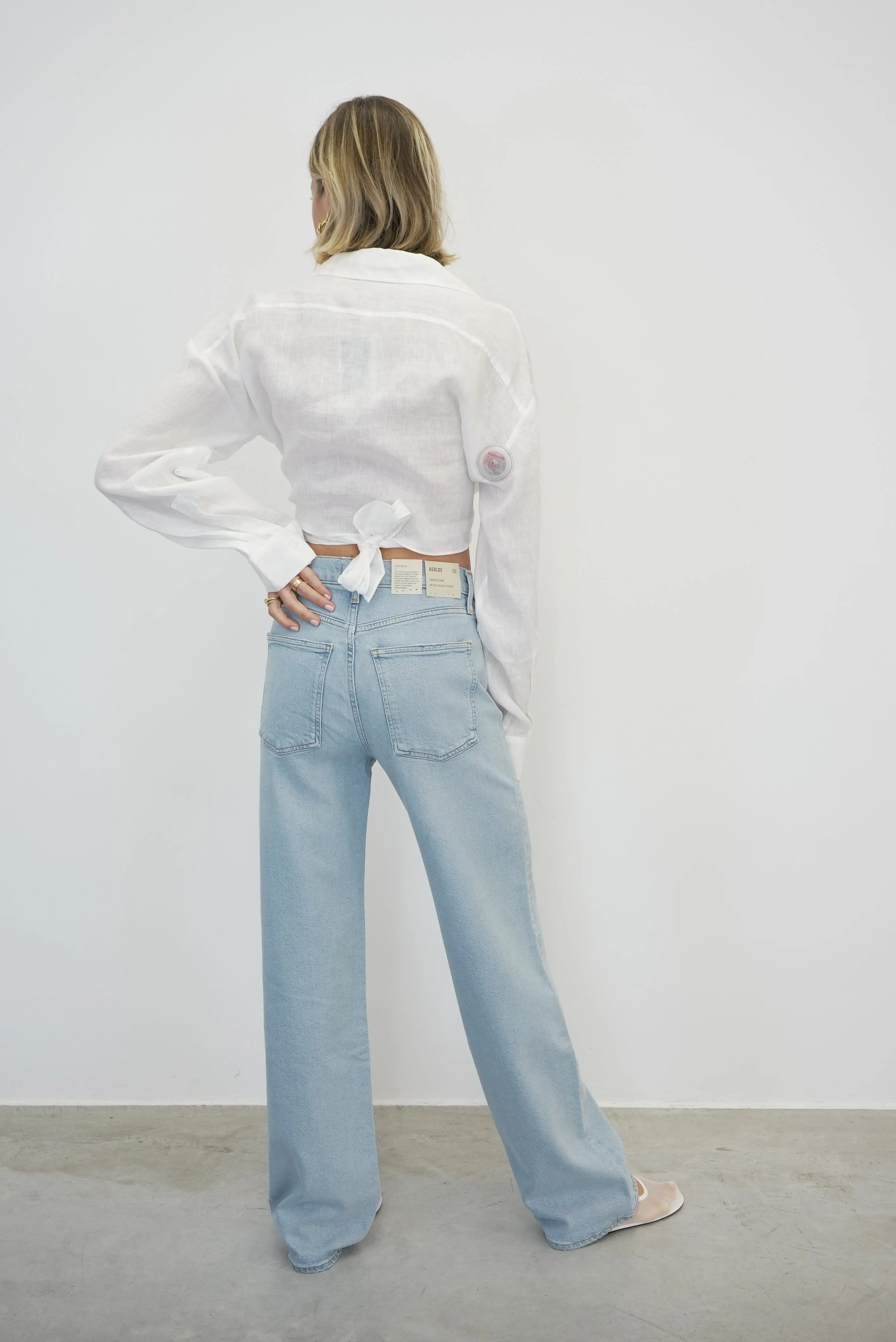 SOVO WRAP LINEN SHIRT