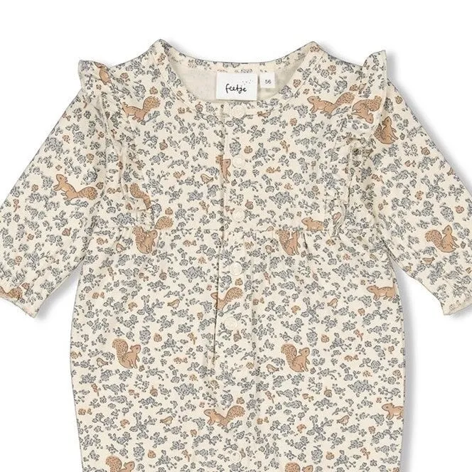 STAY MAGICAL - Allover Print Peached Fabric Overall