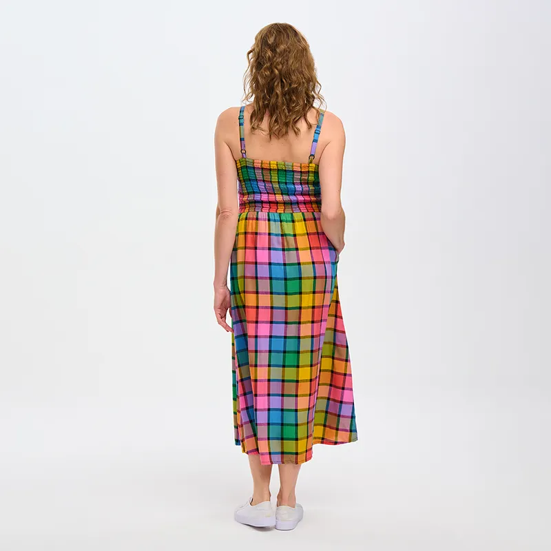 Sugarhill Denali Midi Shirred Sundress