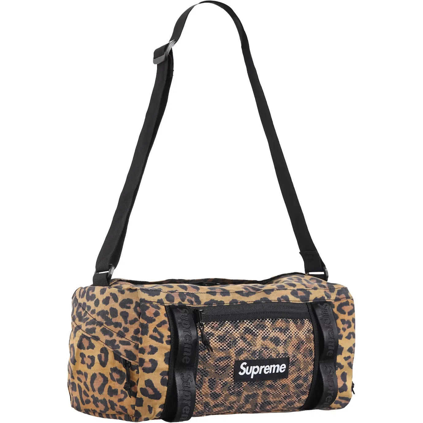 Supreme Leopard Mini Duffle Bag