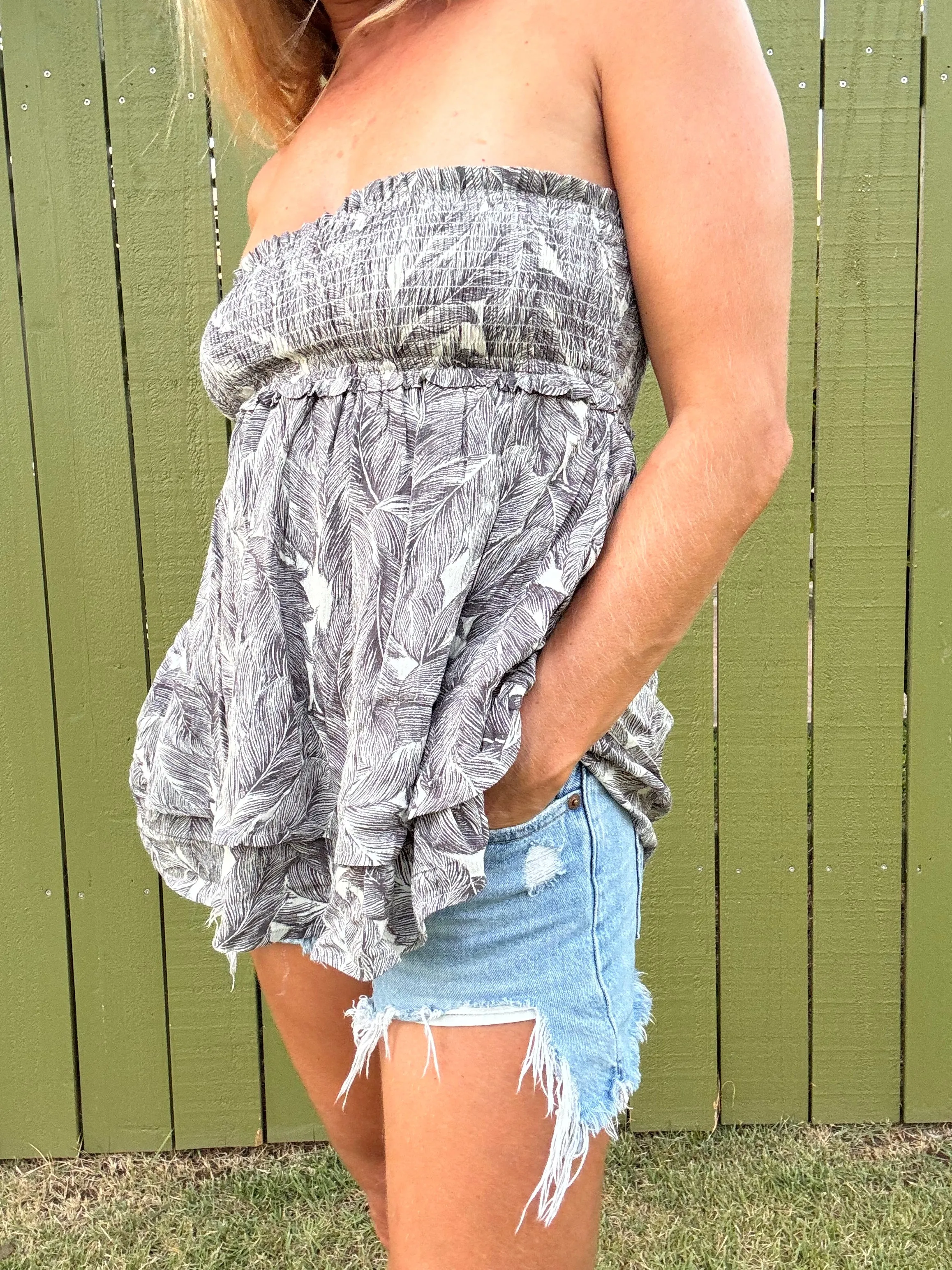 The Plume woven top
