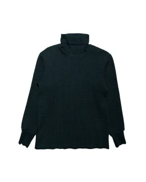 The Real McCoy's MC23110 High Neck Thermal Shirt Navy
