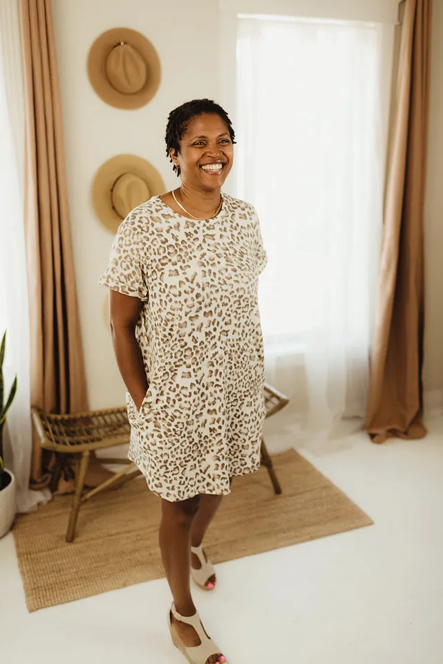 Thermal Leopard Dress