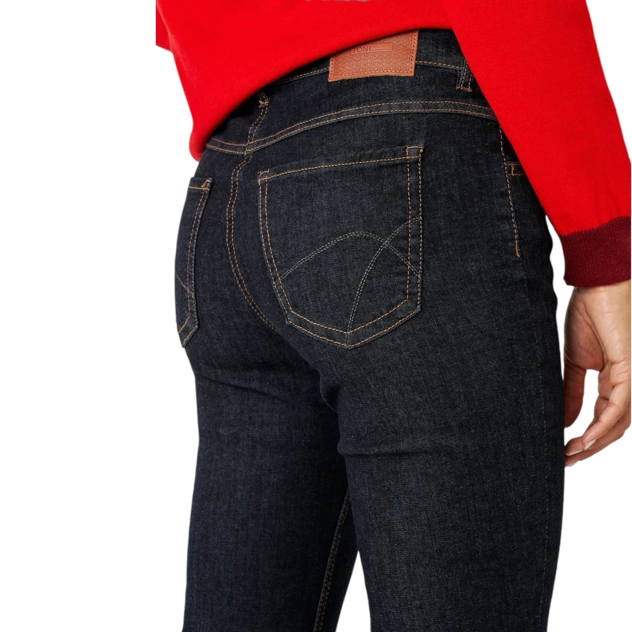 TONI Perfect Shape Bootcut Jeans Rinsed Blue