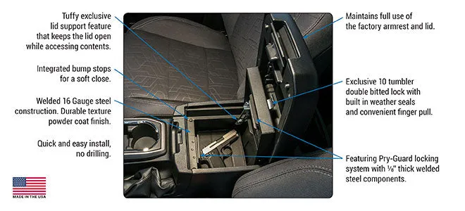Tuffy Security Console Insert - 2016-2019 Tacoma