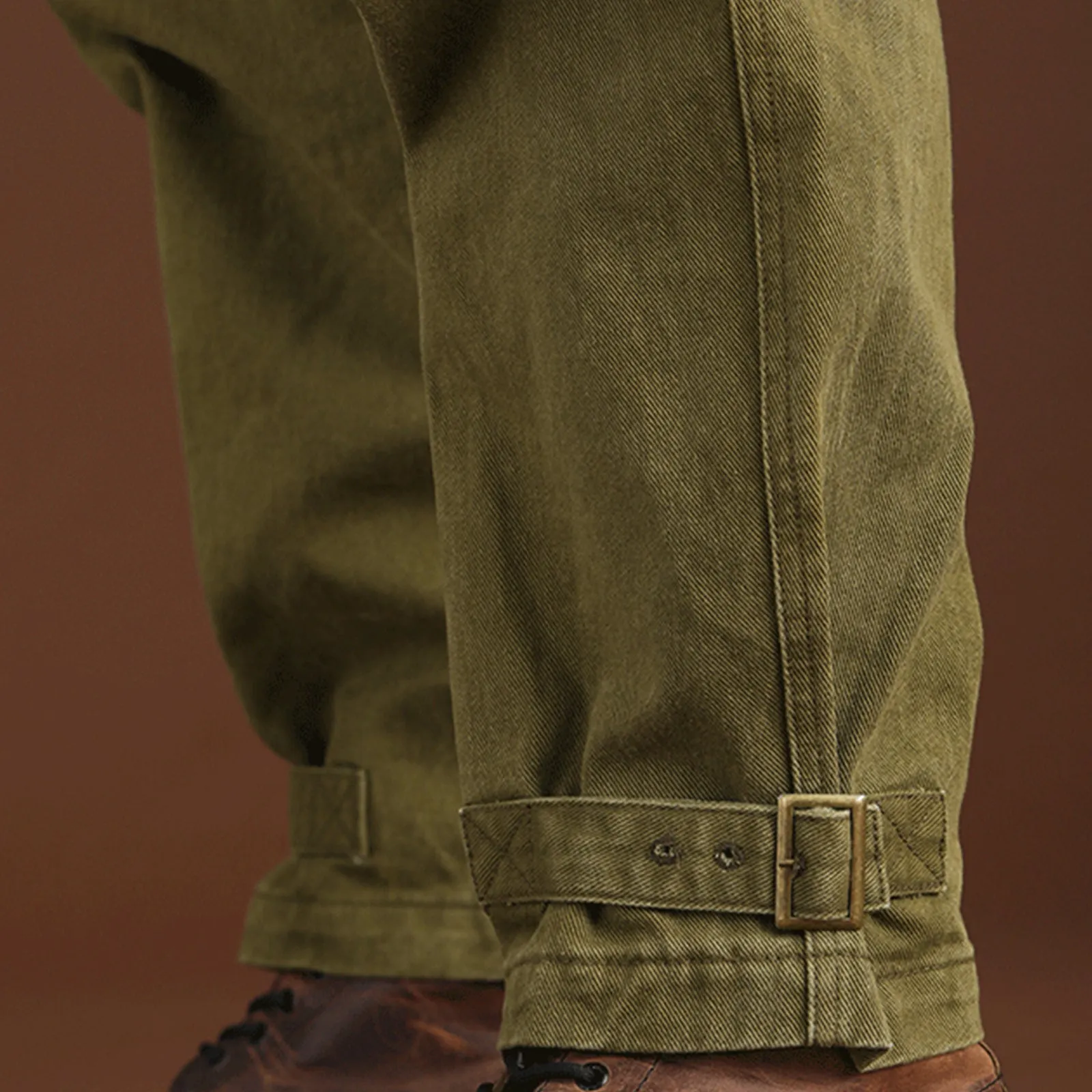 Vintage Heavy Amekaji French 1960s Motorized Military Trousers