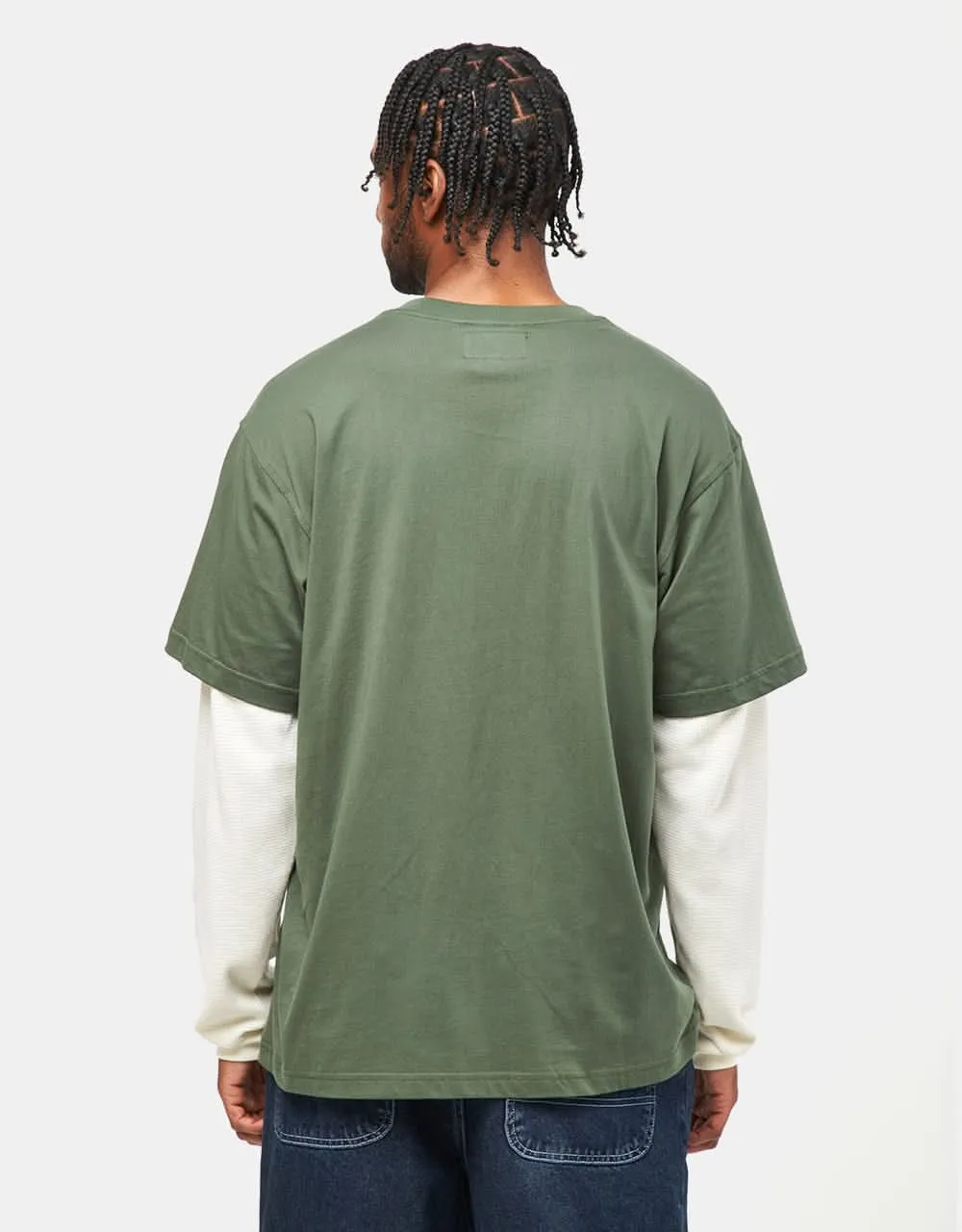 Welcome Chasm Layered L/S T-Shirt - Ivy